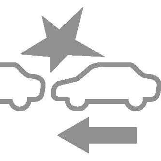 Collision Mitigation Braking System (CMBS) Indicator (Grey)