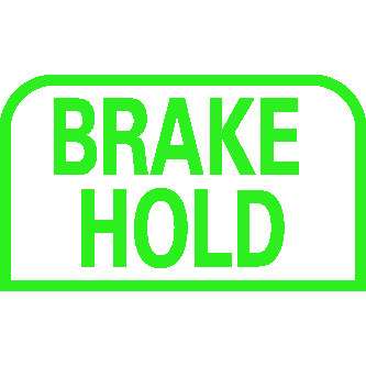 Automatic Brake Hold System Indicator